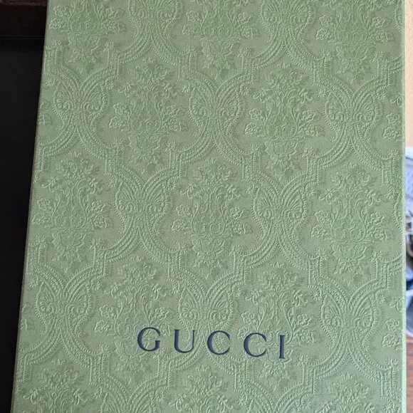 Women's Gucci Rubber Web Striped Sandals Sz 38 or 8 New In Box