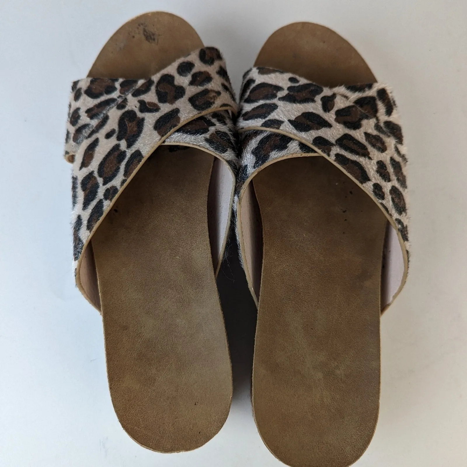 Women's Platform Leopard Print Espadrilles - 41