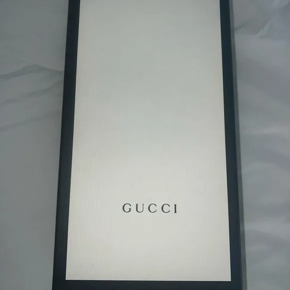 Women’s Signature rubber Gucci GG slides with box