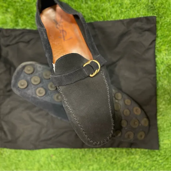 Yves Saint Laurent Men's Blue Loafers