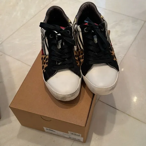 Zadig and Voltaire sneakers with various print throughout.