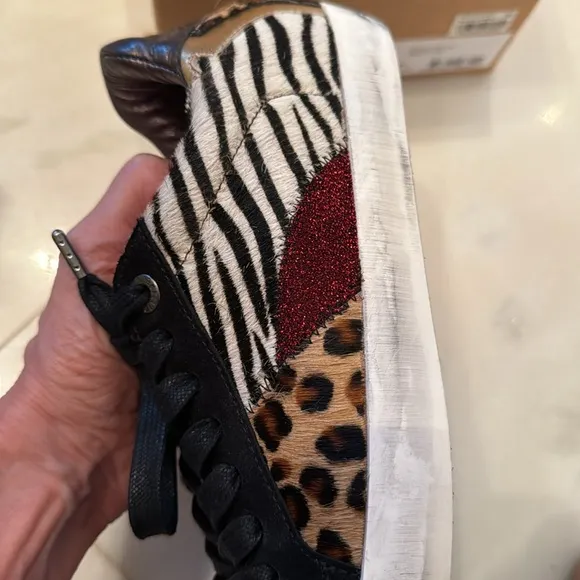 Zadig and Voltaire sneakers with various print throughout.