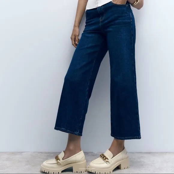 ZARA PLATFORM LUG HEELED LOAFERS bloggers favorite