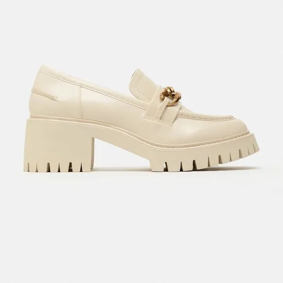 ZARA PLATFORM LUG HEELED LOAFERS bloggers favorite